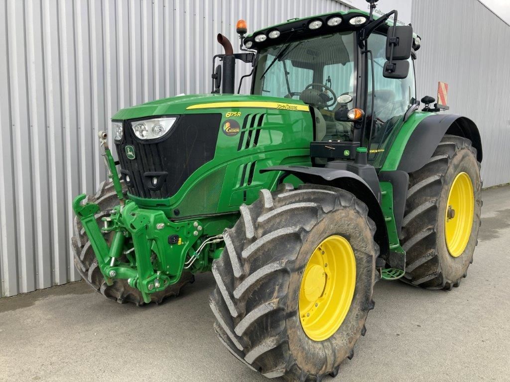 E-FARM: John Deere 6175 R - Tracteur - id UQDM3D8 - Année: 2020 - Lecture du nombre d'heure: 2 495,Puissance du moteur (chevaux): 175,France