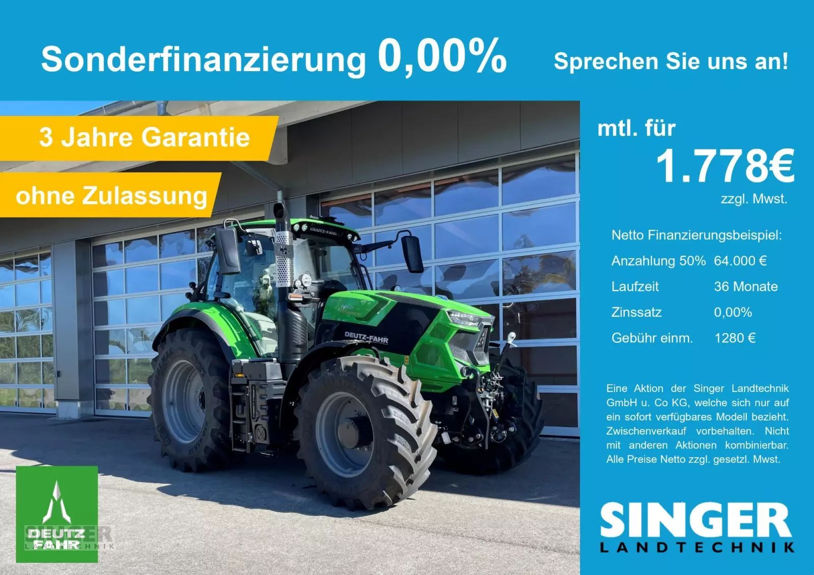 Deutz-Fahr 6160 Tractor €128,000