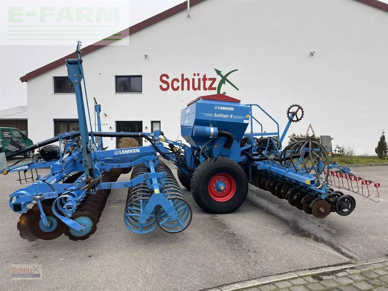 Lemken solitär 9 / lemken heliodor, 6m Drilling machine combination €36,000