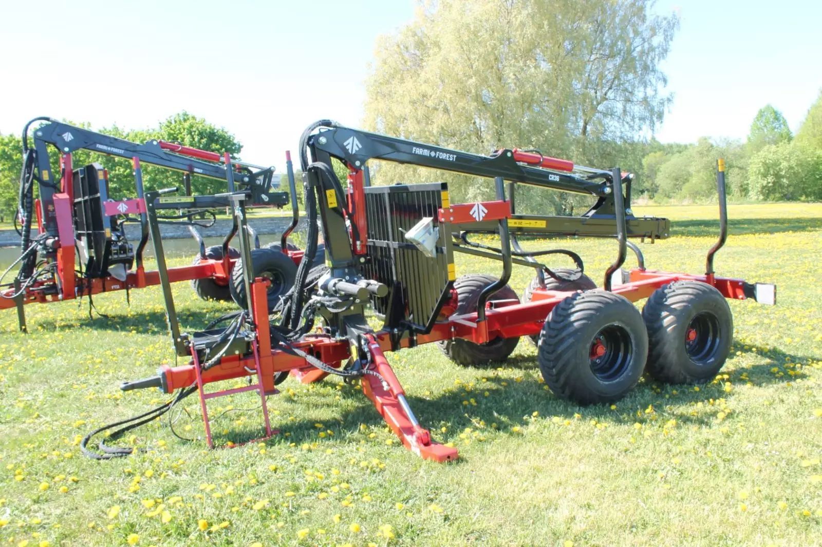FARMI ft9 cr57 Forestry trailer €25,025