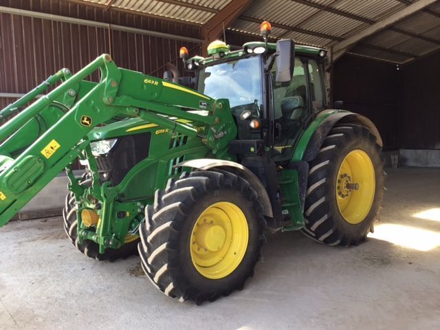E-FARM: John Deere 6155 R - Traktor - id 7QBAX1G - Baujahr: 2022 - Abgelesene Motorstunden: 1.000,Frankreich