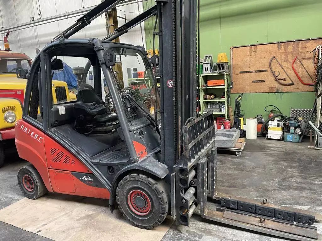 Linde h30d-02 special steenklem en sideshift !! 5918 uhr !! Chariot élévateur 16 000 €