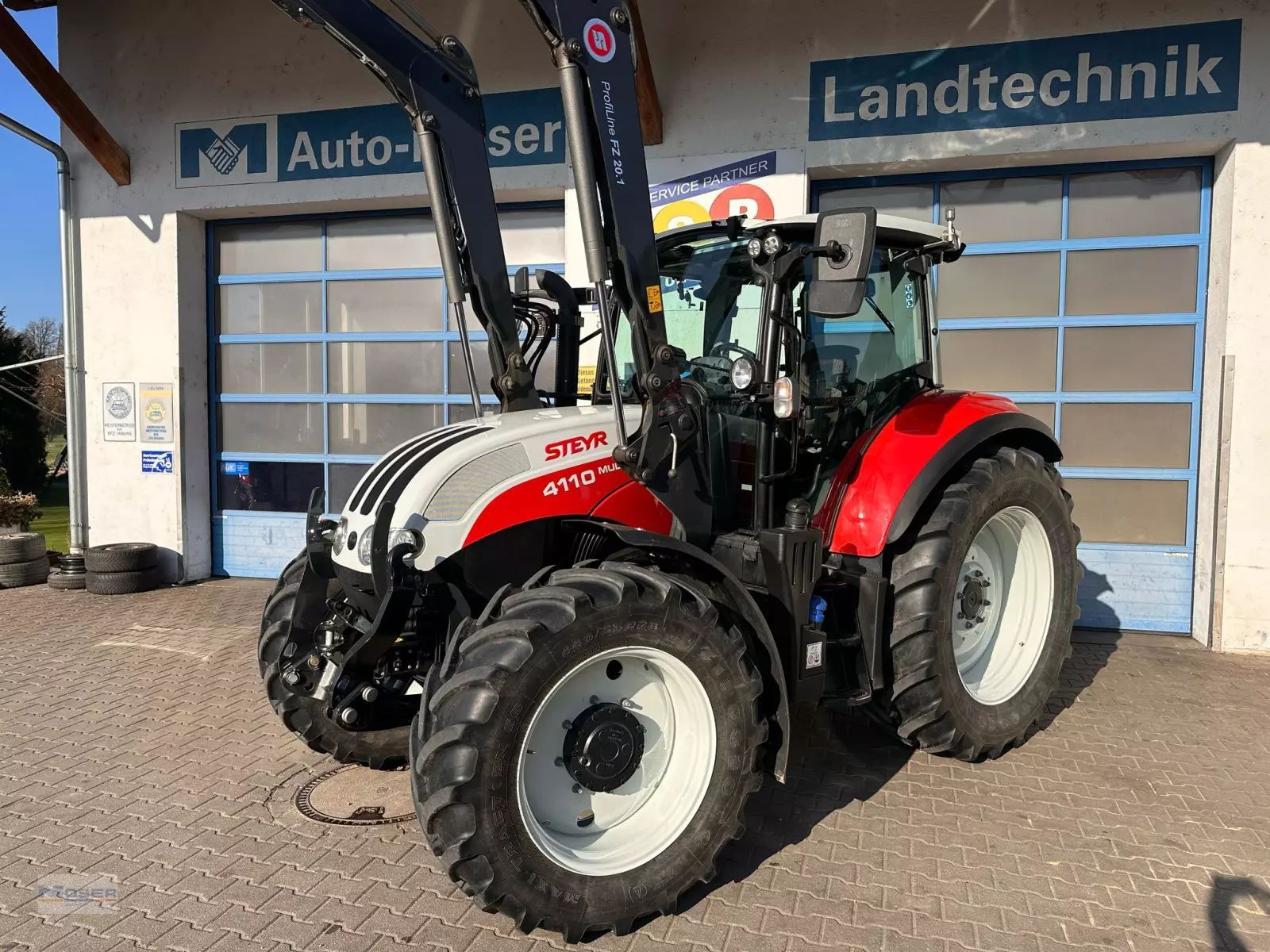 E-FARM: Steyr Multi 4110 - Tractor - id FKE1KVX - €63,445 - Year of construction: 2022 - Engine hours: 1,466,Engine power (HP): 110,Germany
