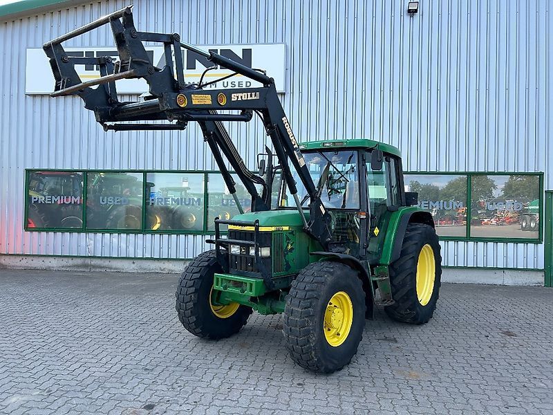 E-FARM: John Deere 6110 - Traktor - id Z7ENJU1 - 21.000 € - Baujahr: 1998 - Abgelesene Motorstunden: 10.420,Motorleistung (PS): 80,Deutschland