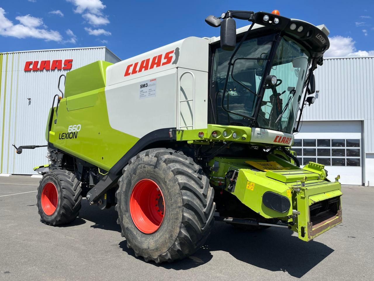 E-FARM: Claas Lexion 660 - Moissoneuse-batteuse - id GDMBUKJ - 115 000 € - Année: 2013 - Lecture du nombre d'heure: 4 800,Puissance du moteur (chevaux): 400,France