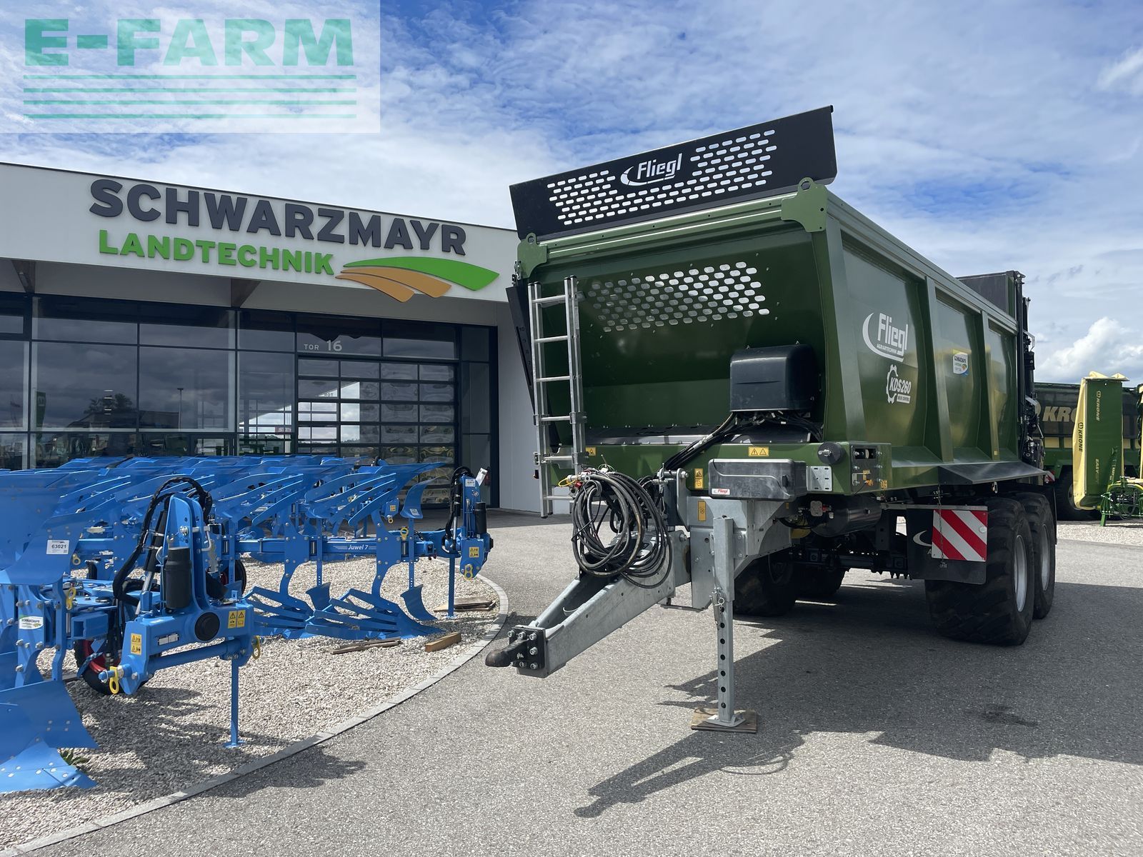 Fliegl kds 260 muckcontrol Manure and compost spreader €69,481