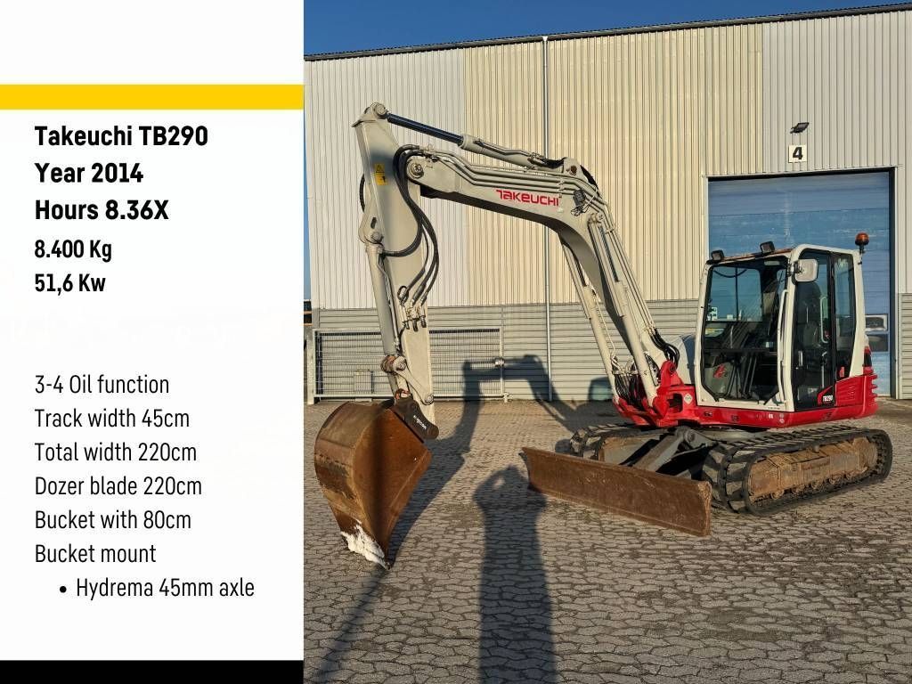 Takeuchi tb290 Mini-pelle 35 462 €