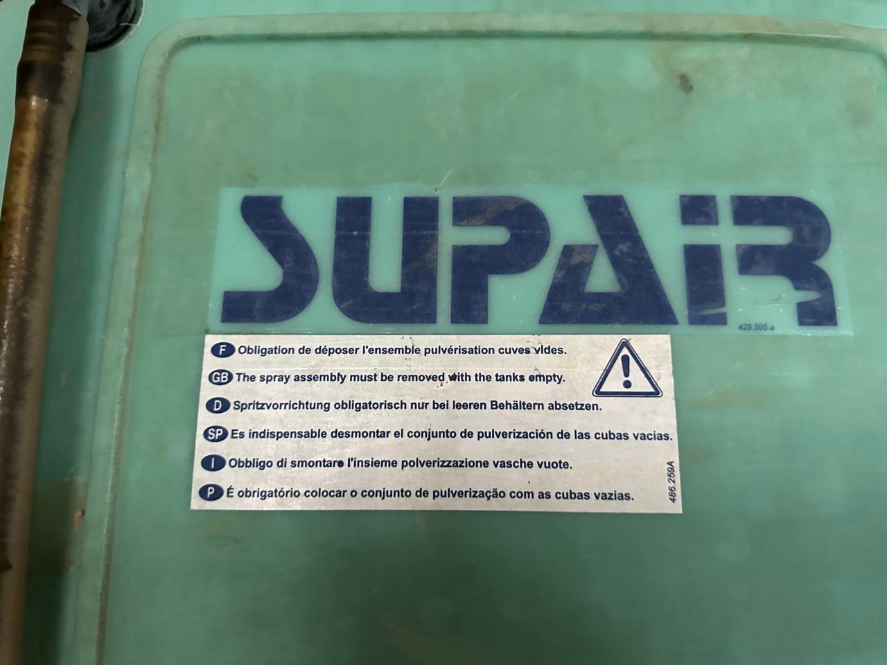 Berthoud supair Permetezőgép 8000 EUR