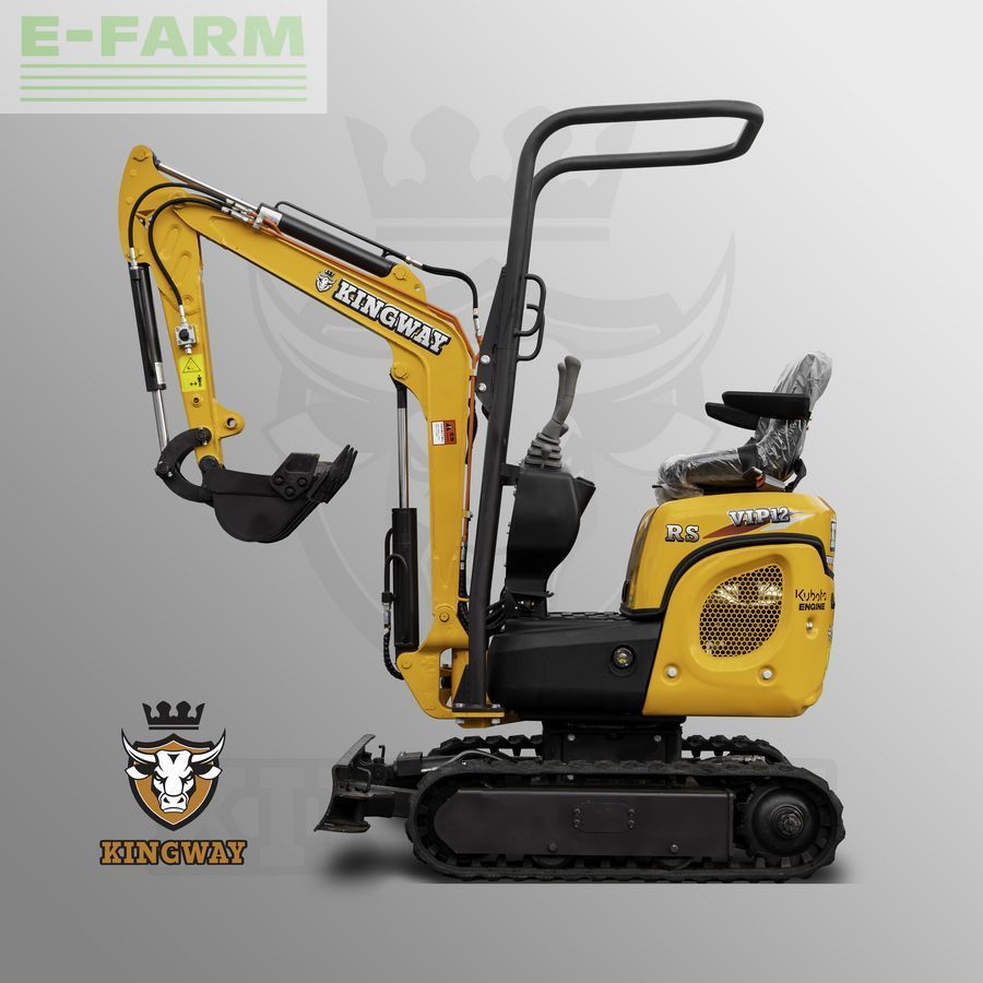 E-FARM: kingway minibagger vip 12 rs - Excavator - id PSSF2CV - €9,496 - Year of construction: 2023 - Engine power (HP): 15,Germany