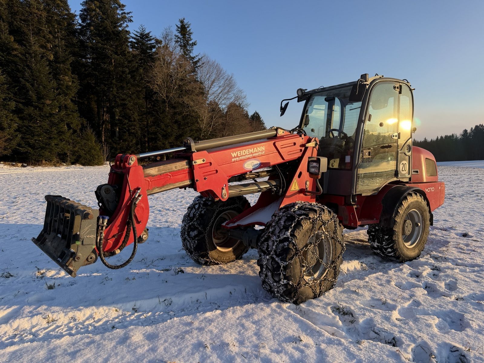 Weidemann 4070 cx 80 t Ładowarka kołowa 37 490 €