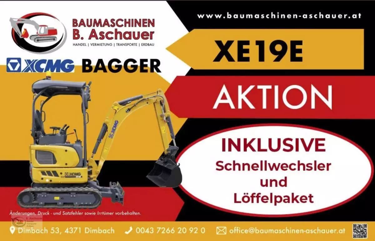 XCMG XE19E Mini excavadora  23.500 €