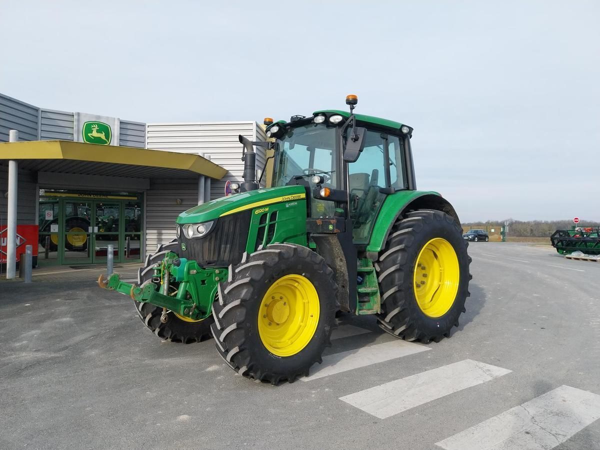 E-FARM: John Deere 6120 M - Tractor - id 68ICWRR - 59.500 EUR - Anul: 2021 - Citeste ore: 6.385,Muterea motorului: 120,Franța