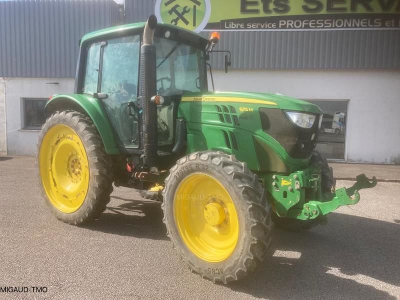 E-FARM: John Deere 6115 M - Trattore - id UU3JI2Z - 43.000 € - Anno di costruzione: 2014 - Ore: 5.450,Potenza del motore: 115,Francia