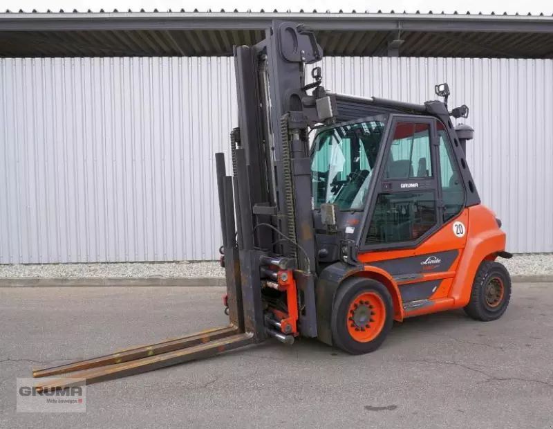 E-FARM: Linde h 80 d evo 396-03 - Мотокар - id A19PXHJ - 44 900 € - Година на построяване: 2020 - Работни часове на двигателя: 9299,Германия