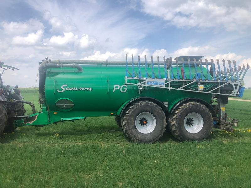 Samson pg 20/bomech farmer 12 m/15 m/schleppschuhverteiler slurry_tanker 75 546 €