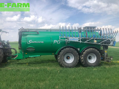 E-FARM: Samson pg 20/bomech farmer 12 m/15 m/schleppschuhverteiler - Tonne à lisier - id ESMST4B - 75 546 € - Année: 2011