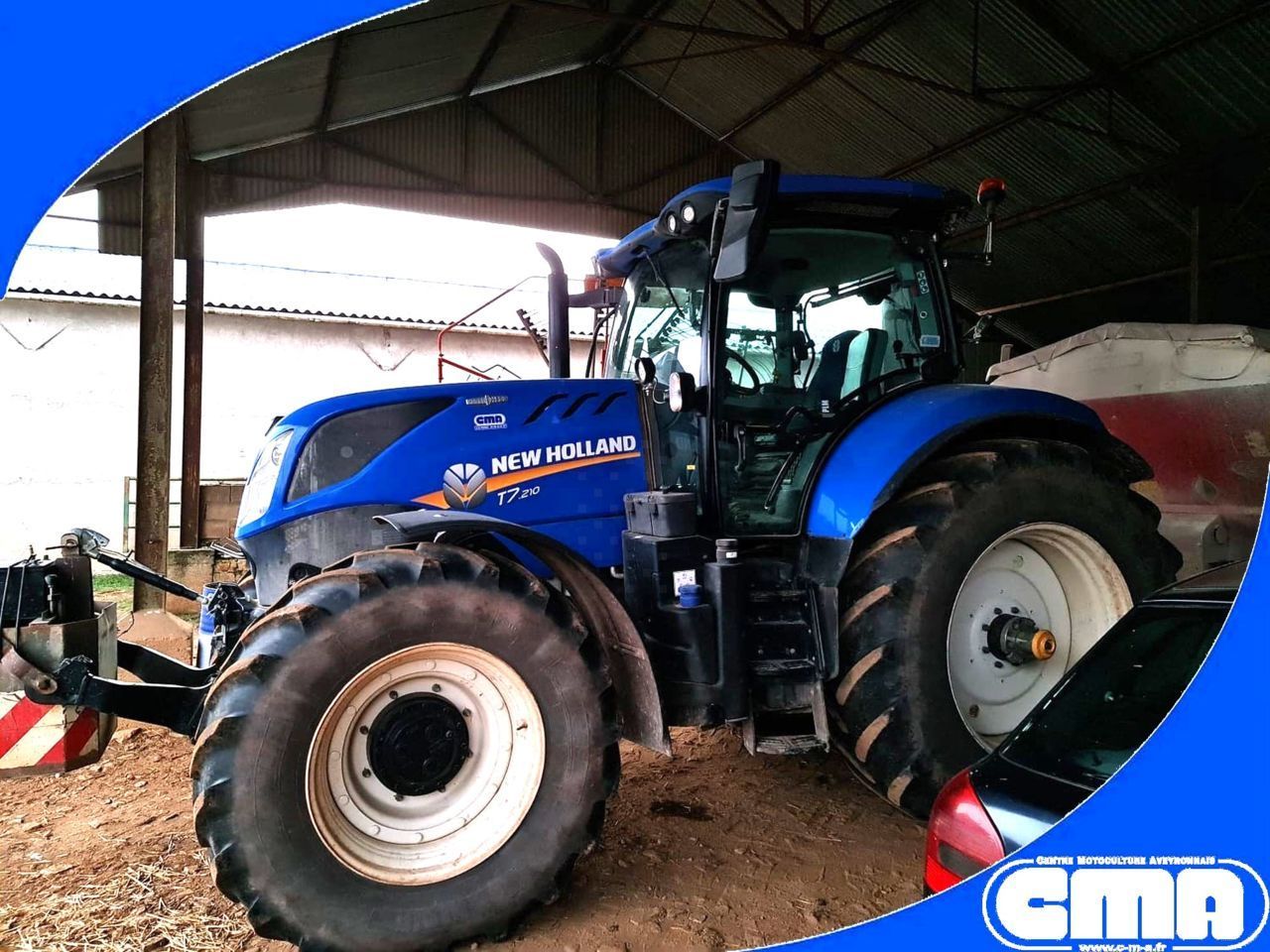 E-FARM: New Holland T7.210 - Traktor - id 1CWSGM8 - 70.000 € - Produktionsår: 2018 - Motortimer: 4.357,Motoreffekt (HP): 180,Frankrig