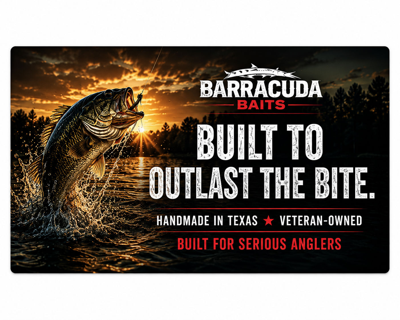 Barracuda Baits - Built to Outlast the Bite - Handmade in Texas - Veteran-Owned
