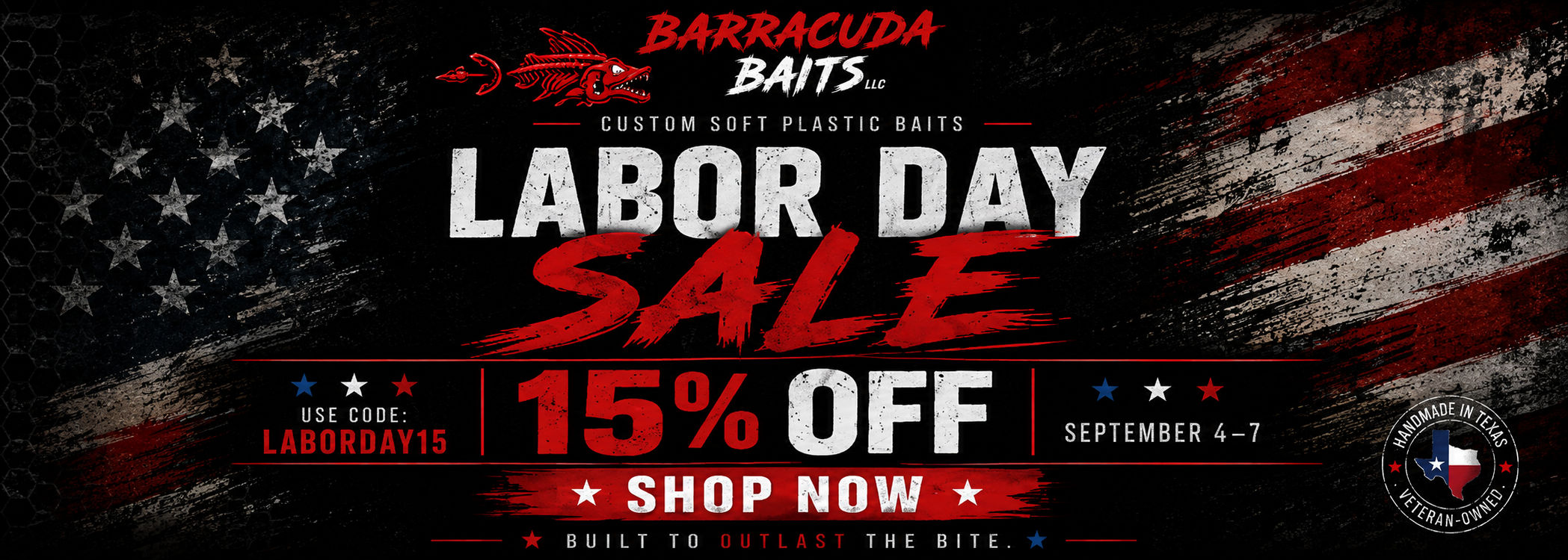 Barracuda Baits Labor Day Sale - 15% Off with code LABORDAY15