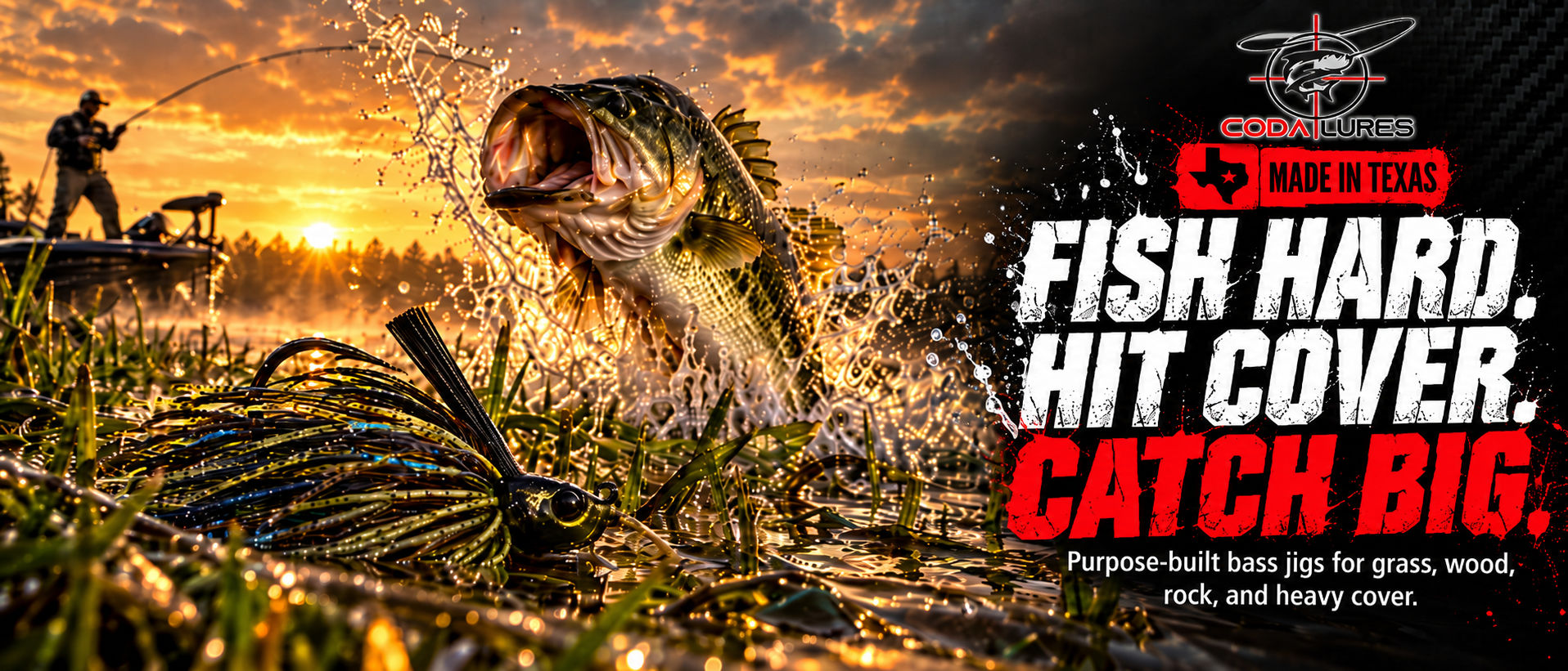 Coda Lures - Made in Texas. Fish Hard. Hit Cover. Catch Big.