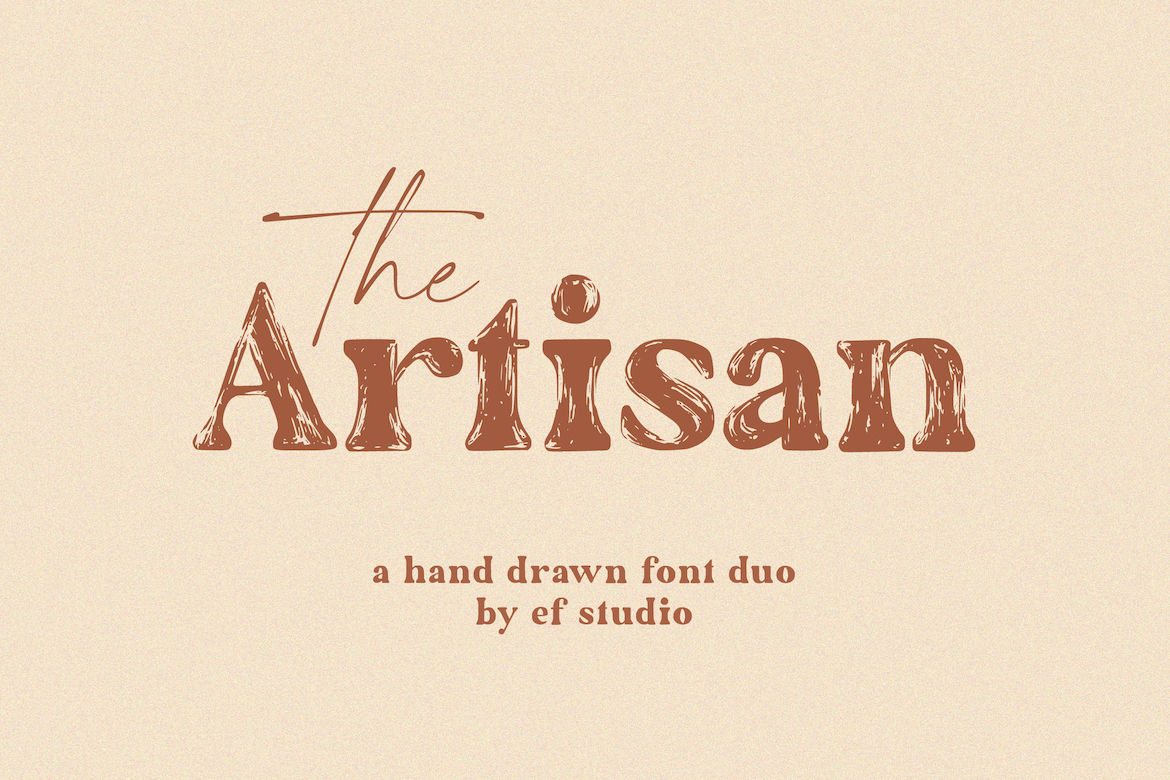 The Artisan Organic Serif And Script Font Duo Preview1 Copy