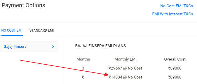 iphone x bajaj emi finserv