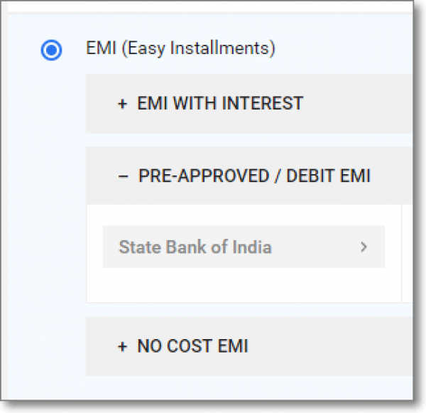 SBI Debit card EMI on Flipkart