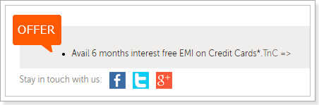 Dell 0% EMI offer