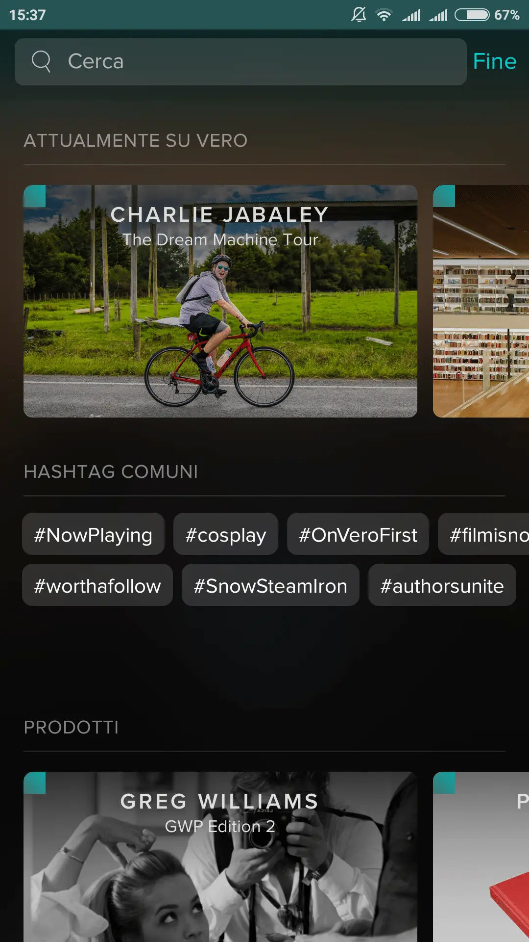 Vero Social network raccolte