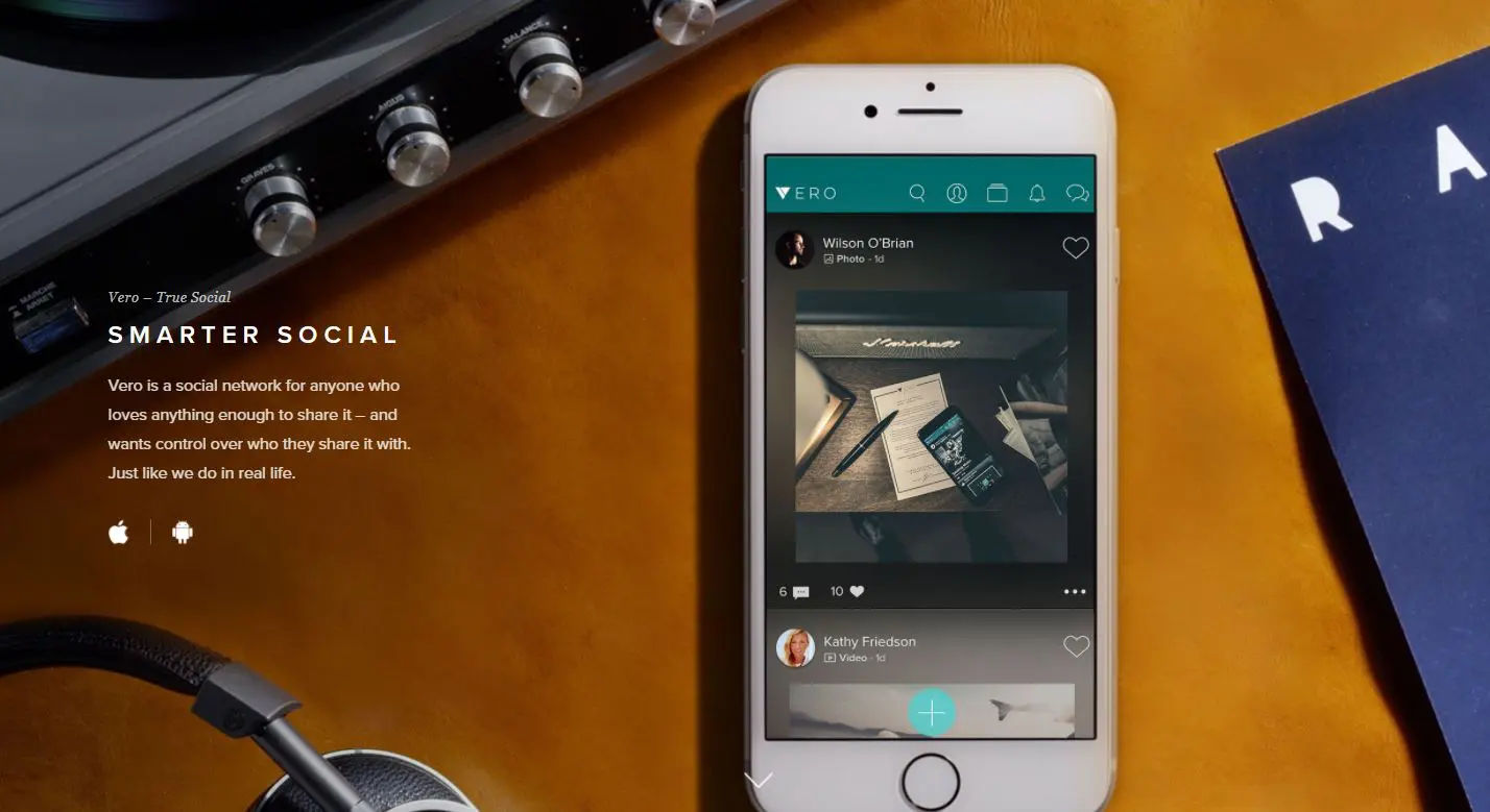 Vero Social network home