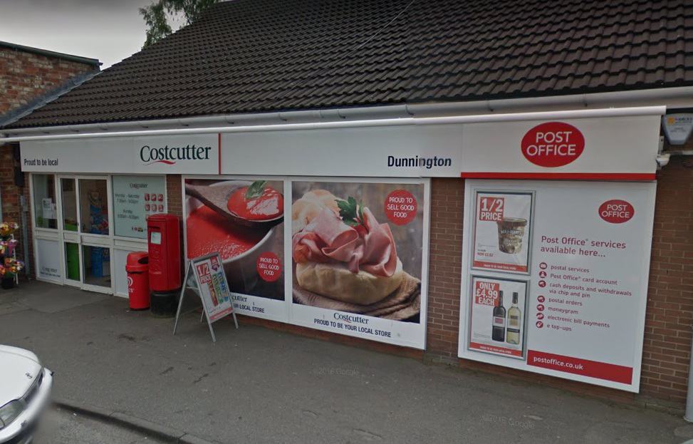 Dunnington Post Office