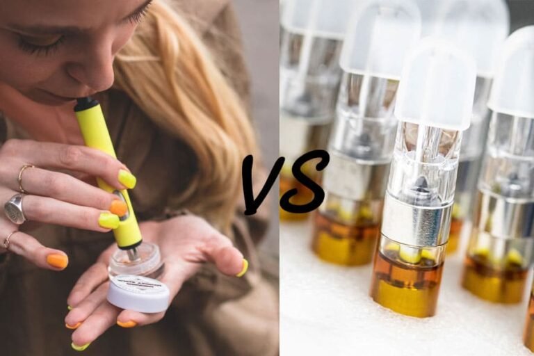 Dab Pen vs Oil Cartridge