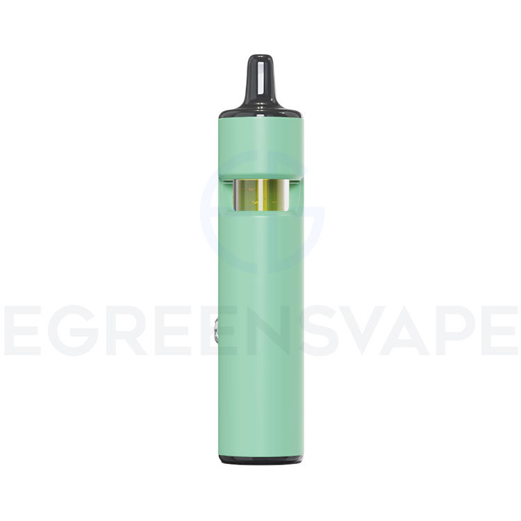 Green Duo Glass Pod Empty Dual Chamber Disposable Vape Pen side view