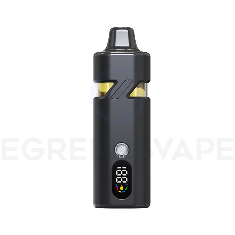 Black Duo Glass Pod Empty Dual Chamber Disposable Vape Pen