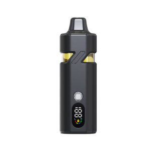 Black Duo Glass Pod Empty Dual Chamber Disposable Vape Pen
