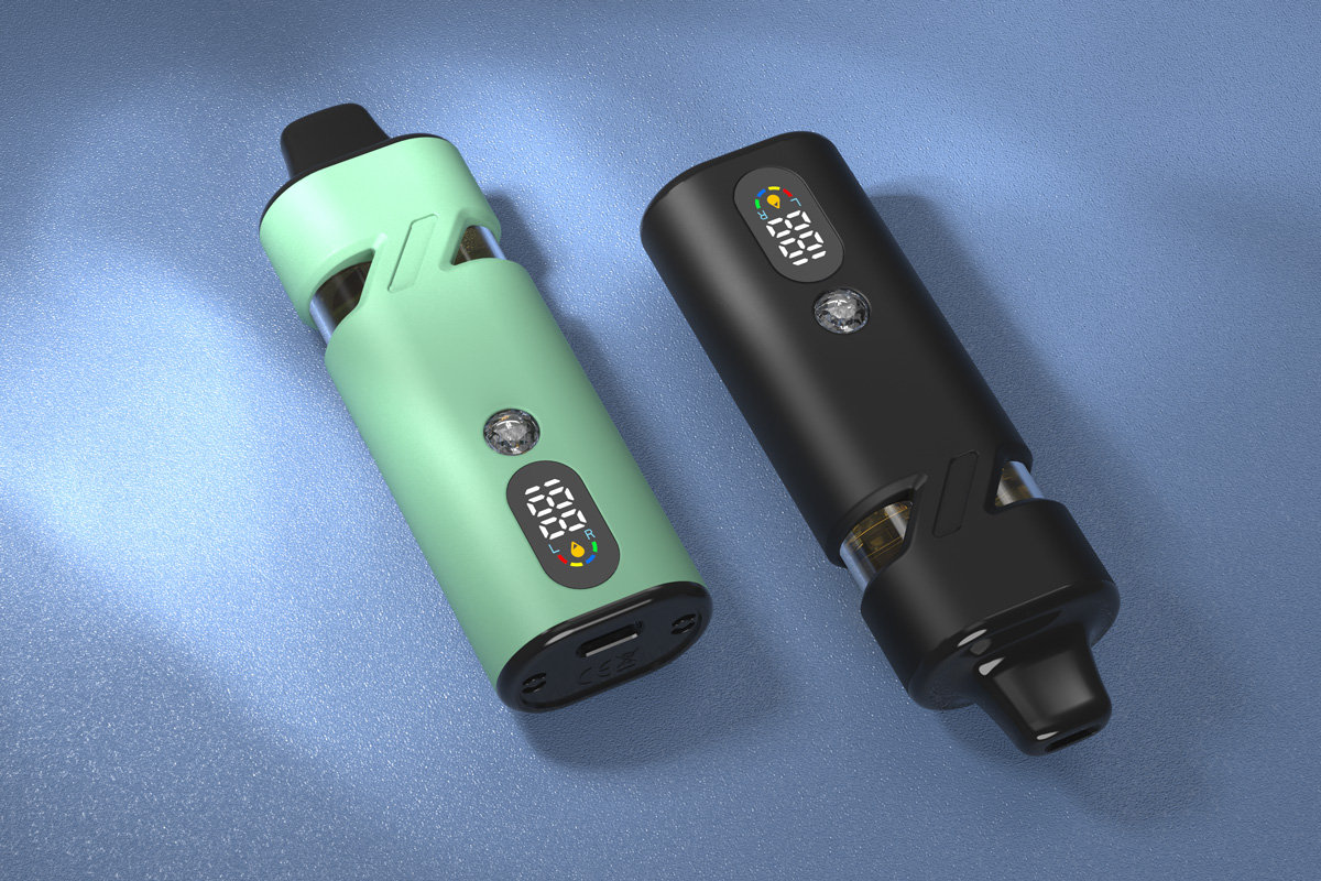 Duo-GlassPod-dual-chamber-disposable-pen