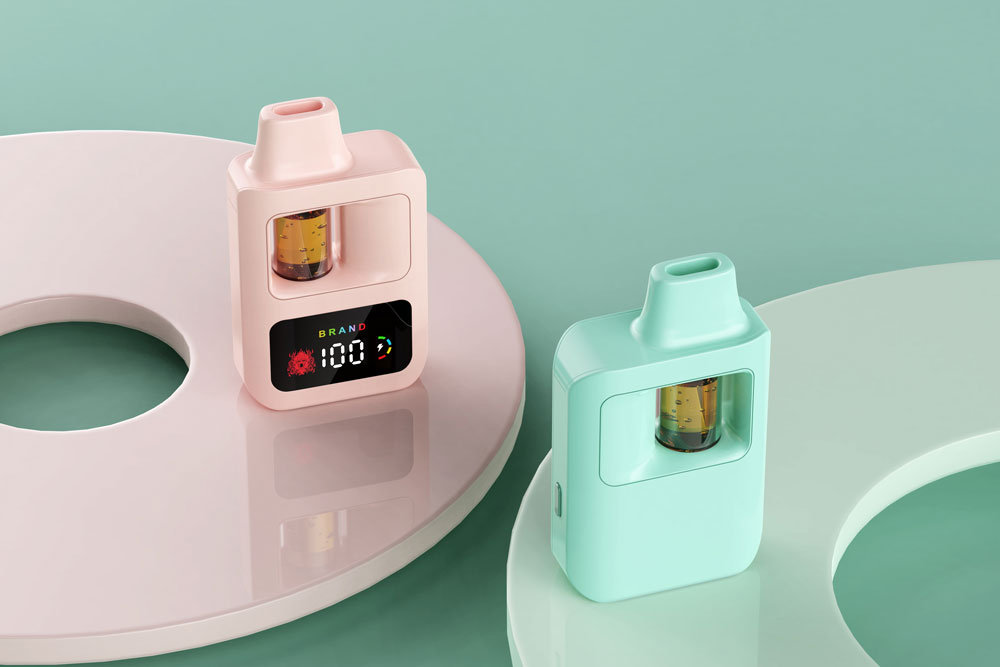 Empty 2g Disposable Vape Pen Glass Pod V2 Customization