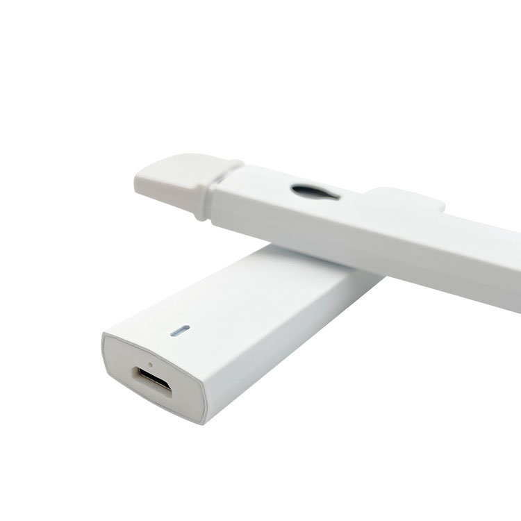 white color 1.0ml P4 rechargeable weed pen
