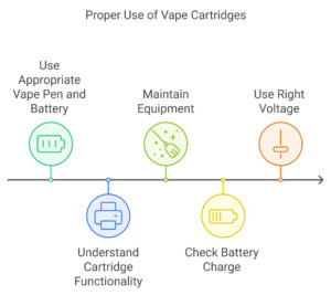 Proper use of vape cartridges