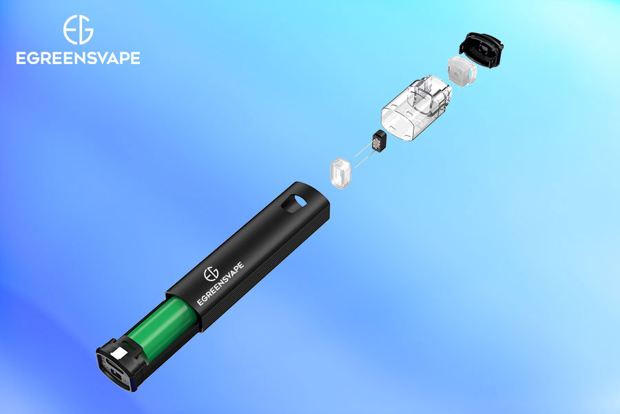S12 Postless Disposable Vape Exposed View