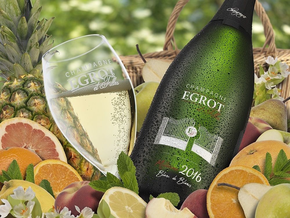 Magnum Champagne Egrot Millésime 2019 - Champagne Egrot & Filles