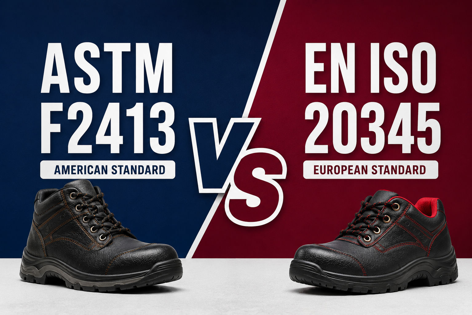 ASTM F2413 vs EN ISO 20345