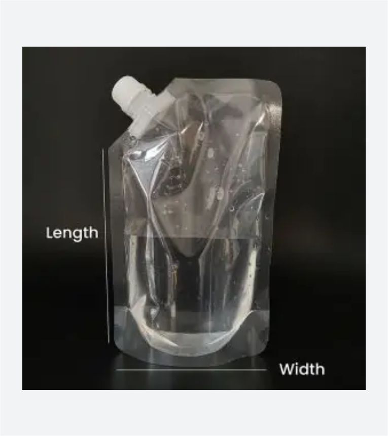 TRANSPARANT SPOUT POUCHES
