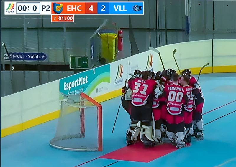 Elite: emocionante victoria 4-2 del Espanya Hoquei Club de Palma sobre CPLV Caja Rural