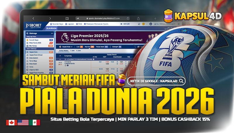 Kapsul4D Banner Piala Dunia 2026
