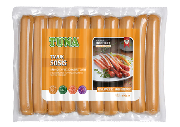 Tuna Hähnchenwürstchen - Tavuk Sosis 400g