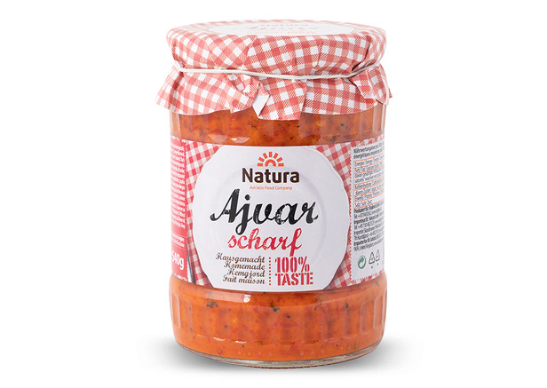 Natura Ajvar Scharf - Ayvar Acı 540gr