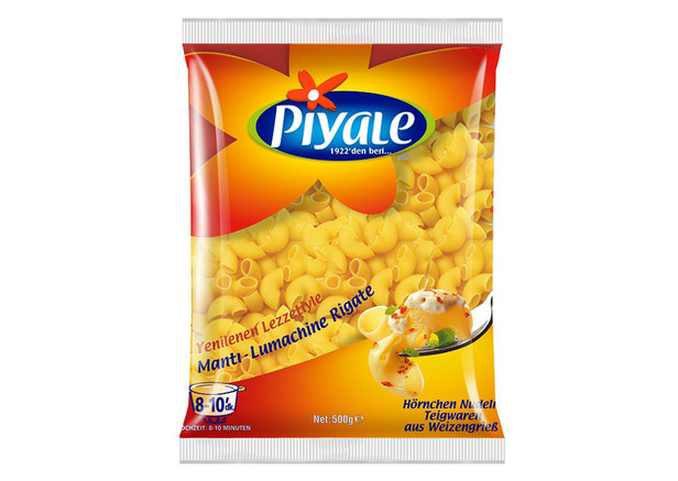 Piyale Hörnchennudeln Rigate - Manti Makarna 500g