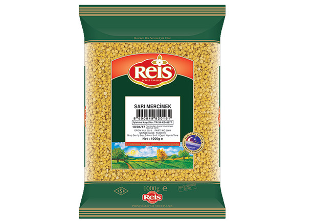 Reis Gelbe Linsen - Sarı Mercimek 1kg