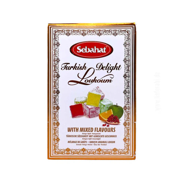 Sebahat Türkische Süssigkeit Mixed Flavour - Lokum 250g